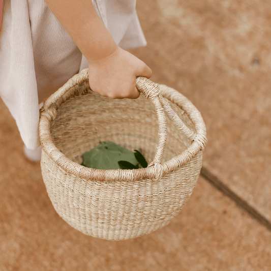 Mini Foraging Woven Bolga Basket